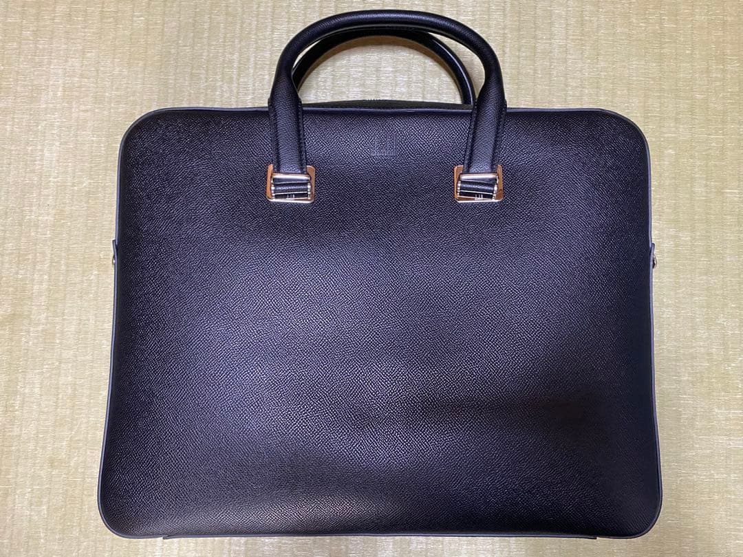 ダンヒル　カドガン　シングル　ブラックビジネスバッグ