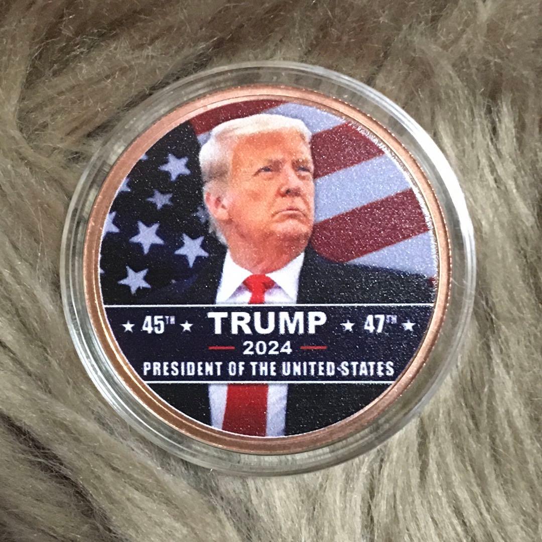 トランプ 第45代第47代大統領記念 1オンス カラー 銅メダル 限定 イーグル 楽天市場】米軍グッズ メダル ドナルド・トランプ 第45代