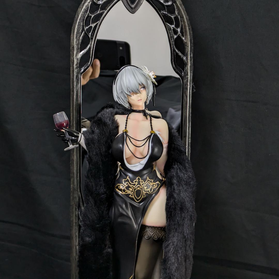 ニーアオートマタ 2B ドレス 姿見 頭部2種 完成品フィギュア ミラー