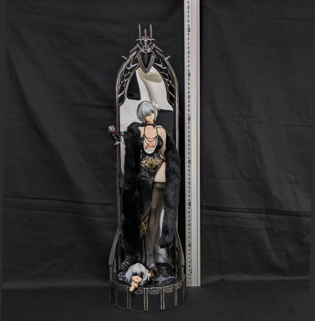 ニーアオートマタ 2B ドレス 姿見 頭部2種 完成品フィギュア ミラー