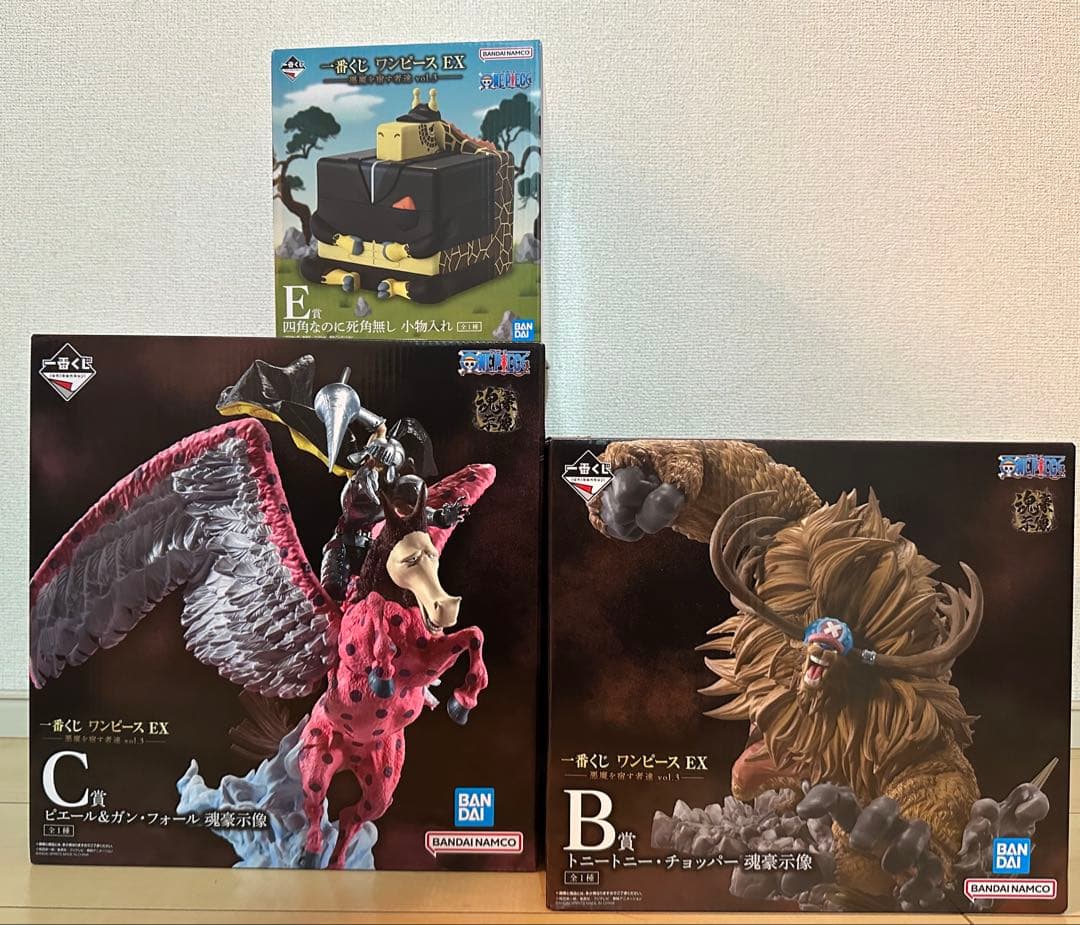 ワンピース一番くじEX 悪魔を宿す者達 B賞 C賞 E賞セット