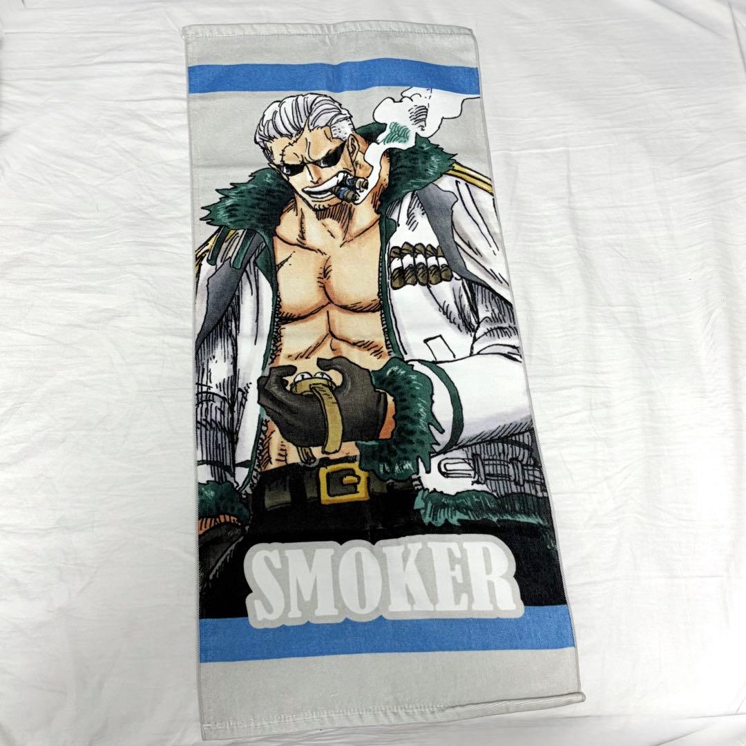 ワンピース スモーカー 原画 原作 フルカラー フェイスタオル ビッグタオル