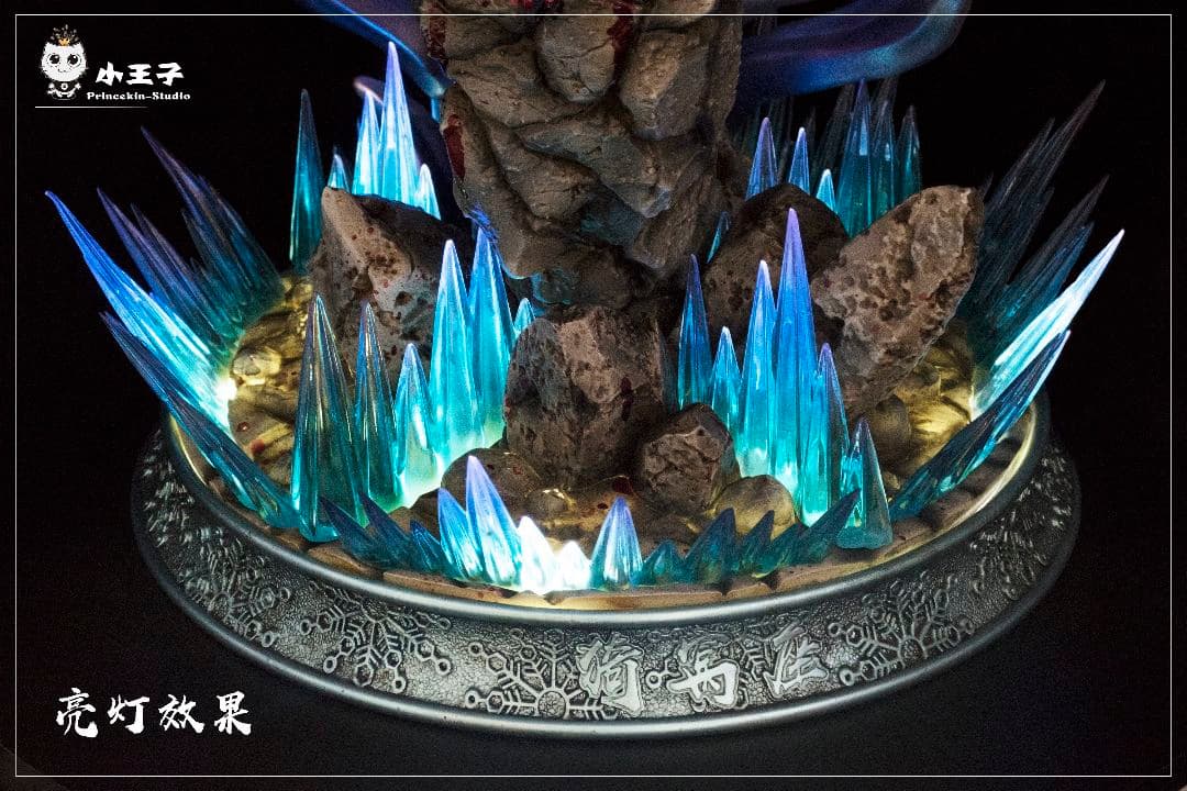 鬼滅の刃 フィギュア ガレージキット GK 上弦の参 猗窩座 あかざ 海外