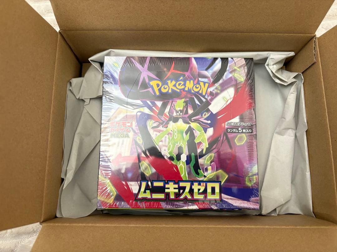 未開封シュリンク付き　ムニキスゼロ　box ポケモンカード ムニキスゼロ BOX シュリンク付き 新品未開封 - メルカリ