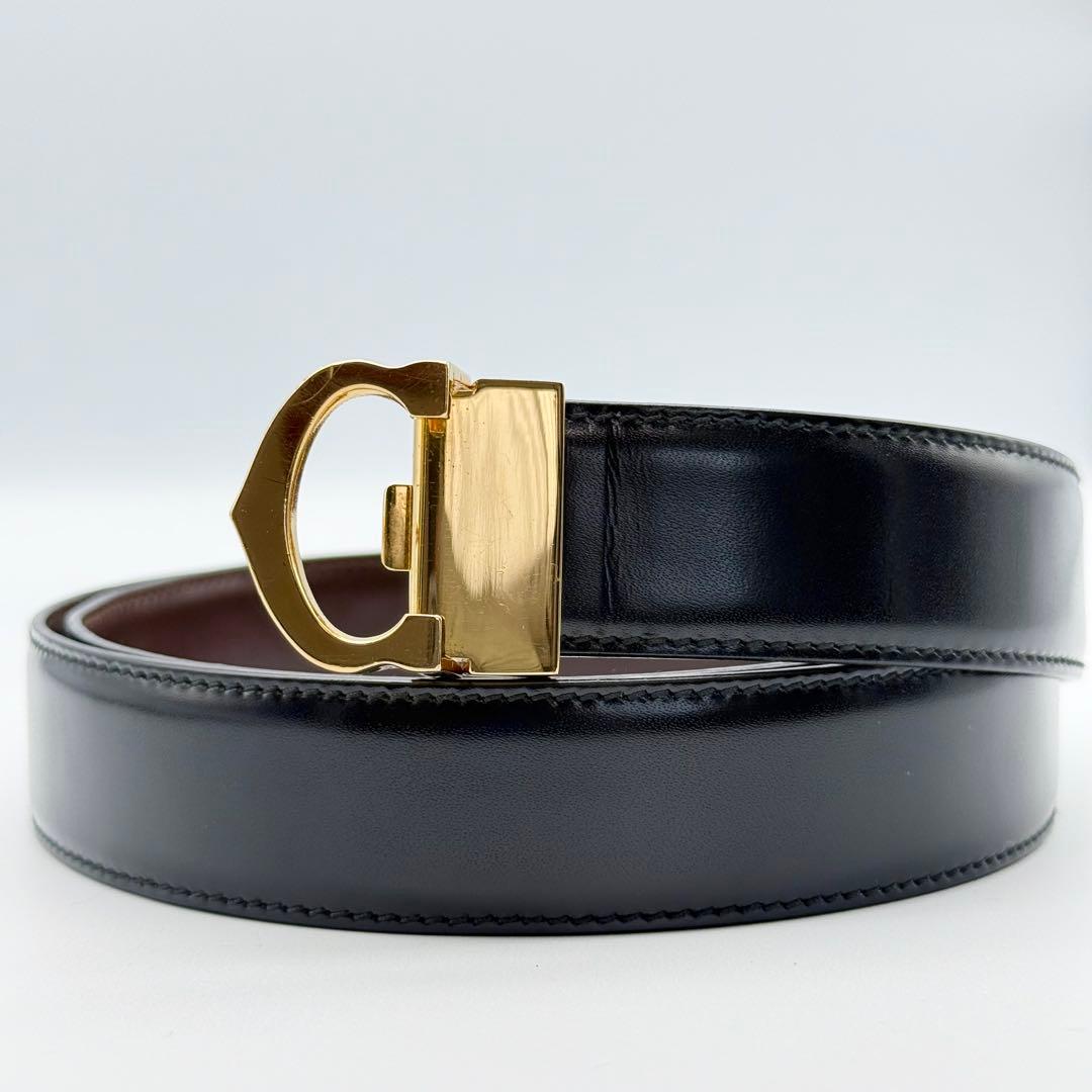 ✨良品✨Cartier カルティエ ベルト C金具 ゴールド金具 ユニセックス