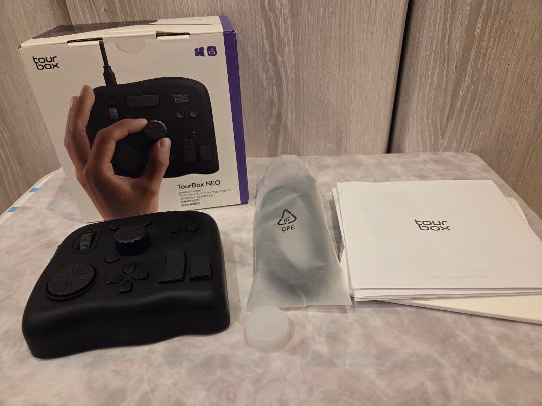 TourBox NEO ブラック tour box TourBox NEO 左手デバイス ブラック TOURBOX-NEO-BK : ぎおん - 通販