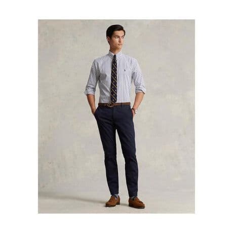 ポロラルフローレン　クラシック フィット ストライプド ポプリン シャツ