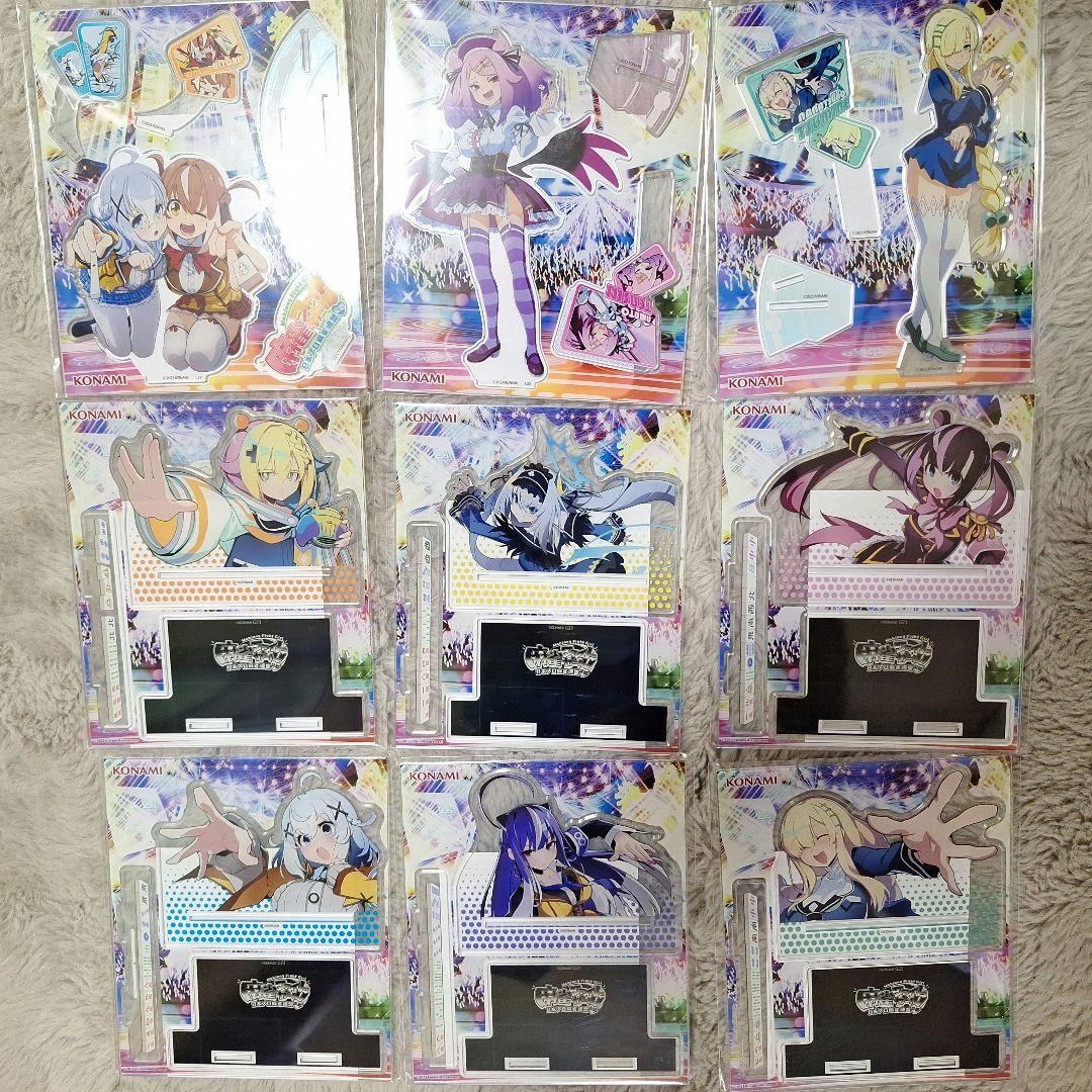 麻雀ファイトガール】アクリルスタンド、スマホスタンド計9種セット