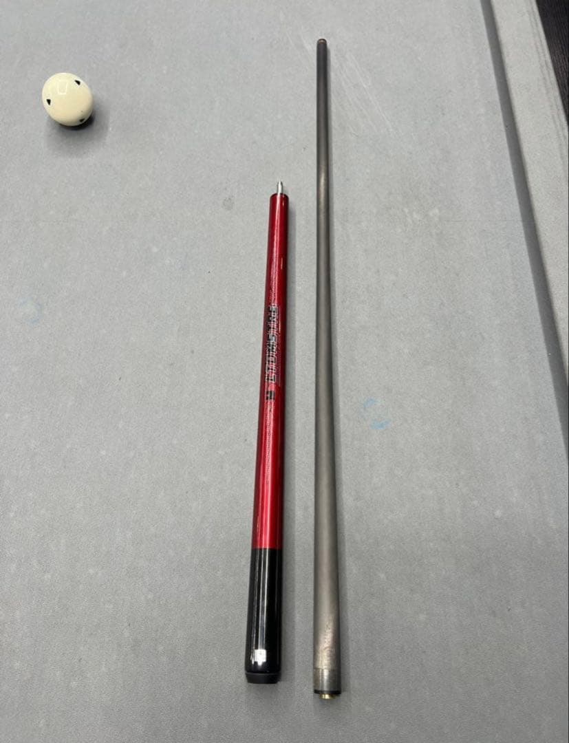 ビリヤードキューTHE CRACK 分割型JUMP CUE カーボンシャフト