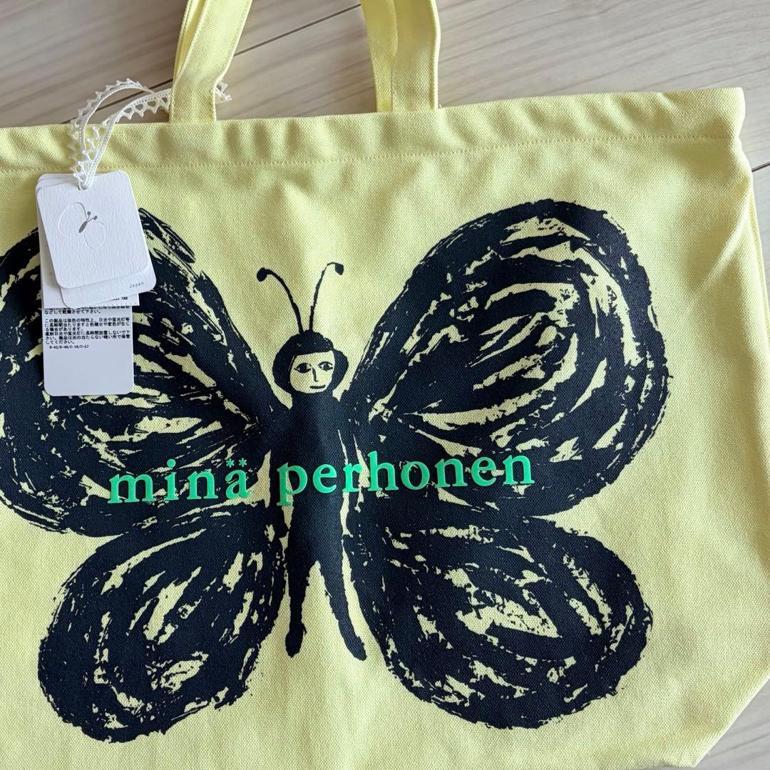 羽花 特別アイテム】ミナペルホネン ukkaトートバッグ 30周年記念 限定