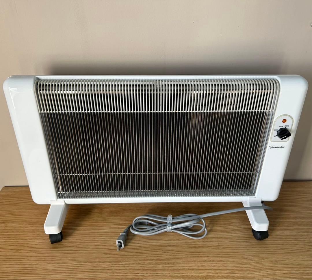 夢暖房 YUME900-R18 ホワイト 電気ヒーター 900W