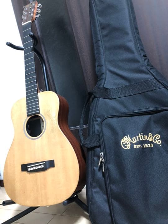 Little Martin LX1E エレアコ ケース付き Martin LX1E 純正ソフト