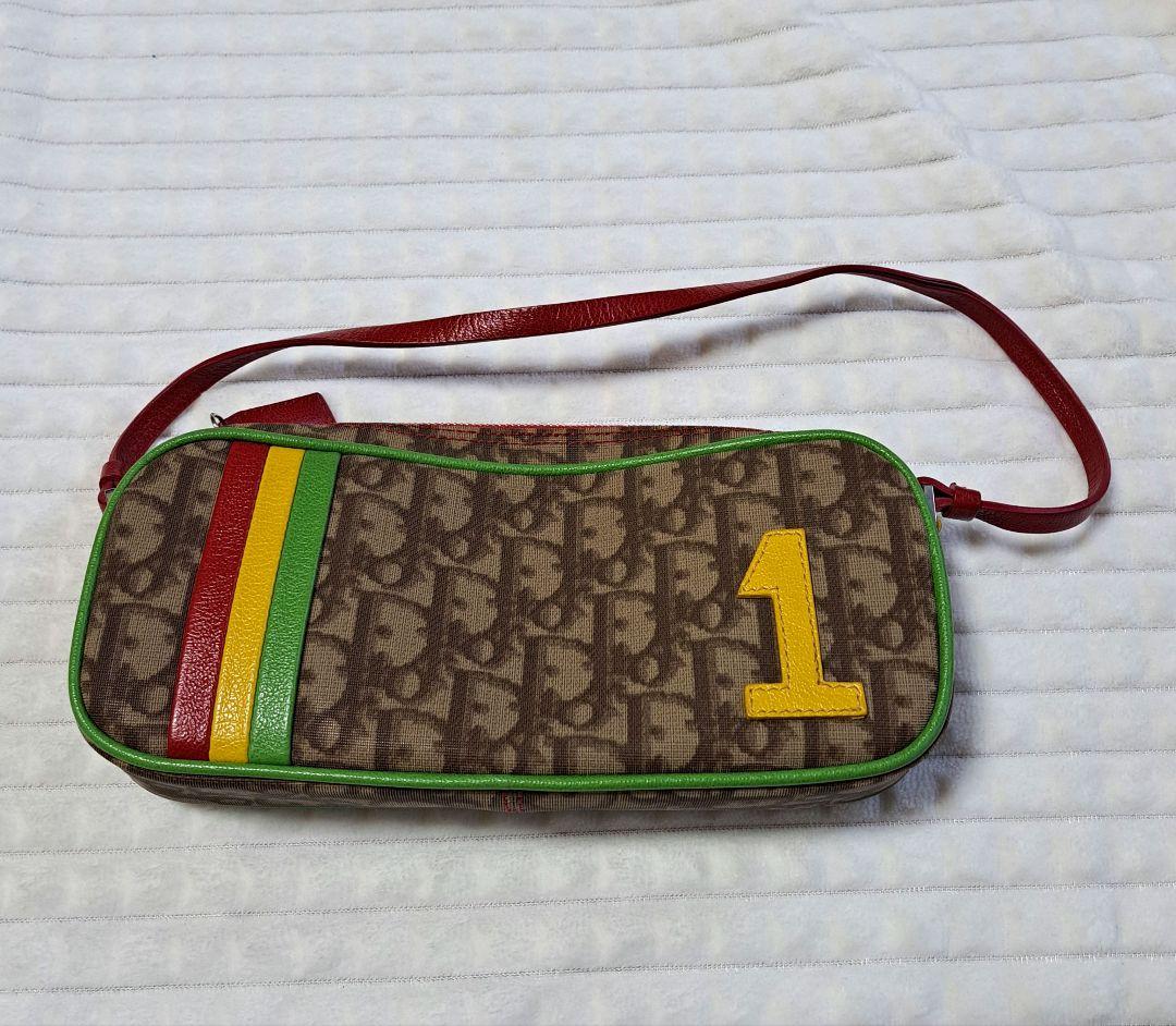 クリスチャンディオール　ラスタ　トロッター　アクセサリーポーチ　ミニバッグ Christian Dior クリスチャンディオール トロッター アクセサリー