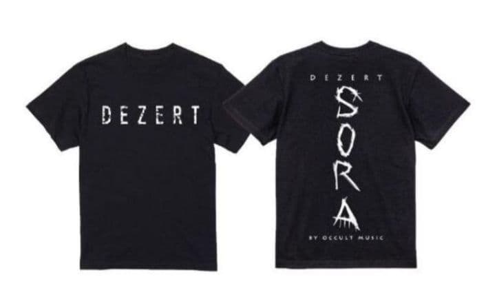 DEZERT SORA Tシャツ 黒