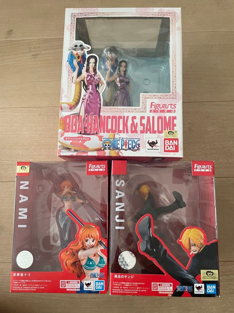 未開封 ONE PIECE Figuarts ZERO フィギュア3体セット バンダイ(BANDAI)|未開封フィギュア Figuarts ZERO ワンピース