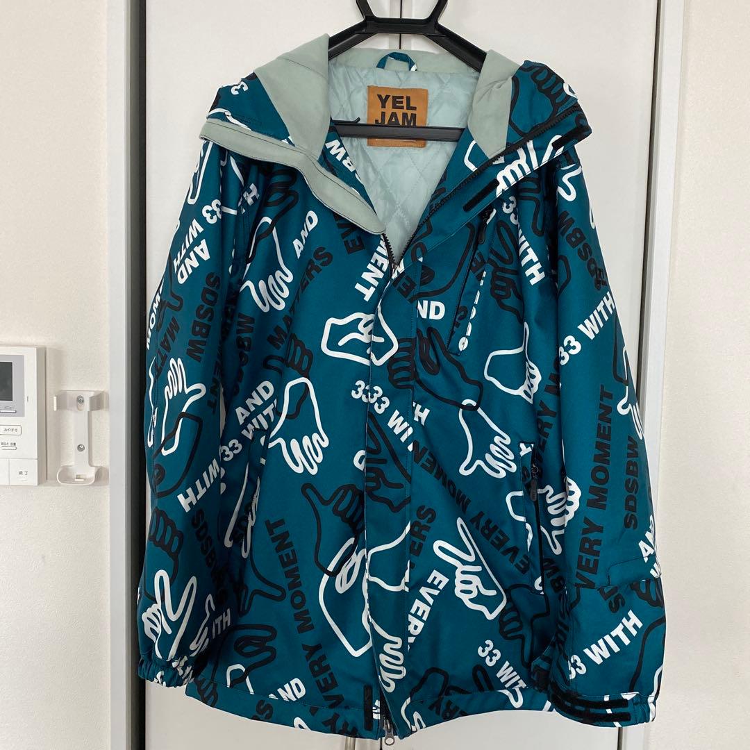 ムラサキスポーツＹＥＬＪＡＭメンズボードウェアセットアップLサイズ YELJAM イエロージャム YJ52511 スノーボード ウェア ジャケット ユニ