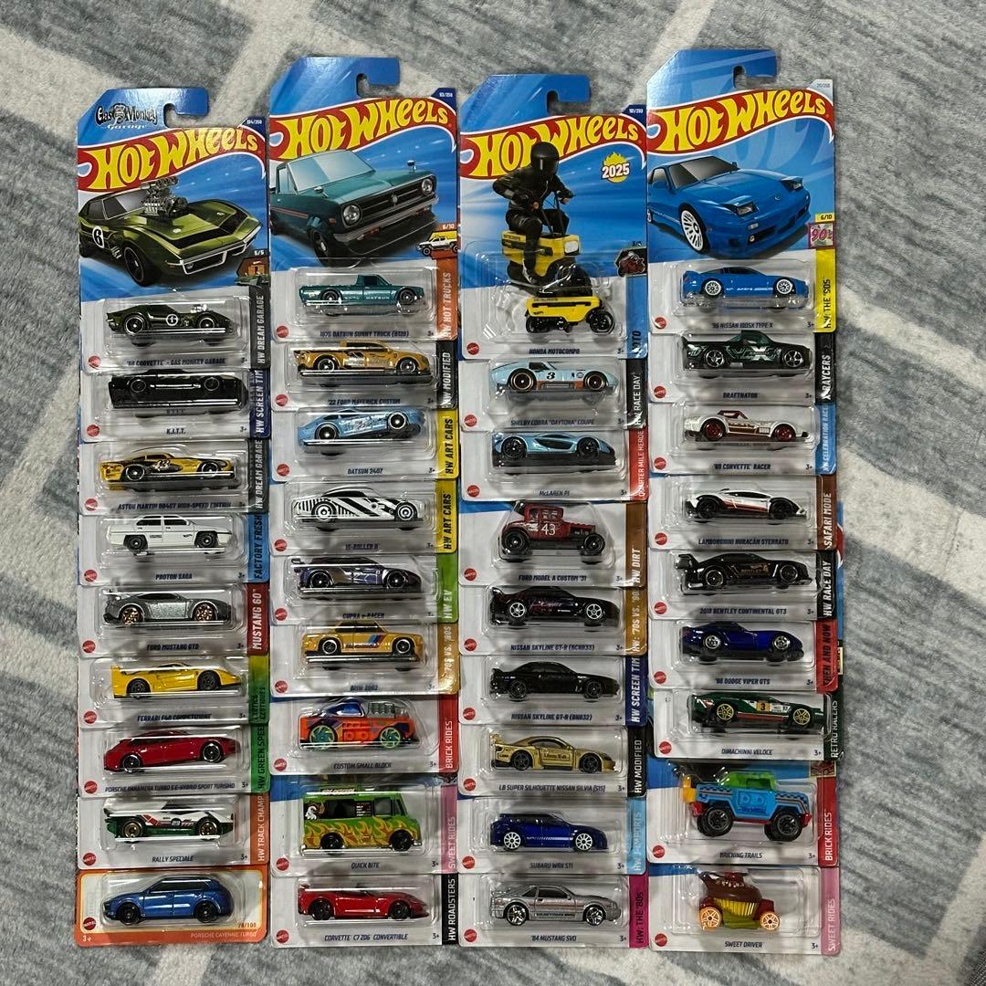 ホットウィール ベーシック 36台セット⑥ フェラーリ GT-R等