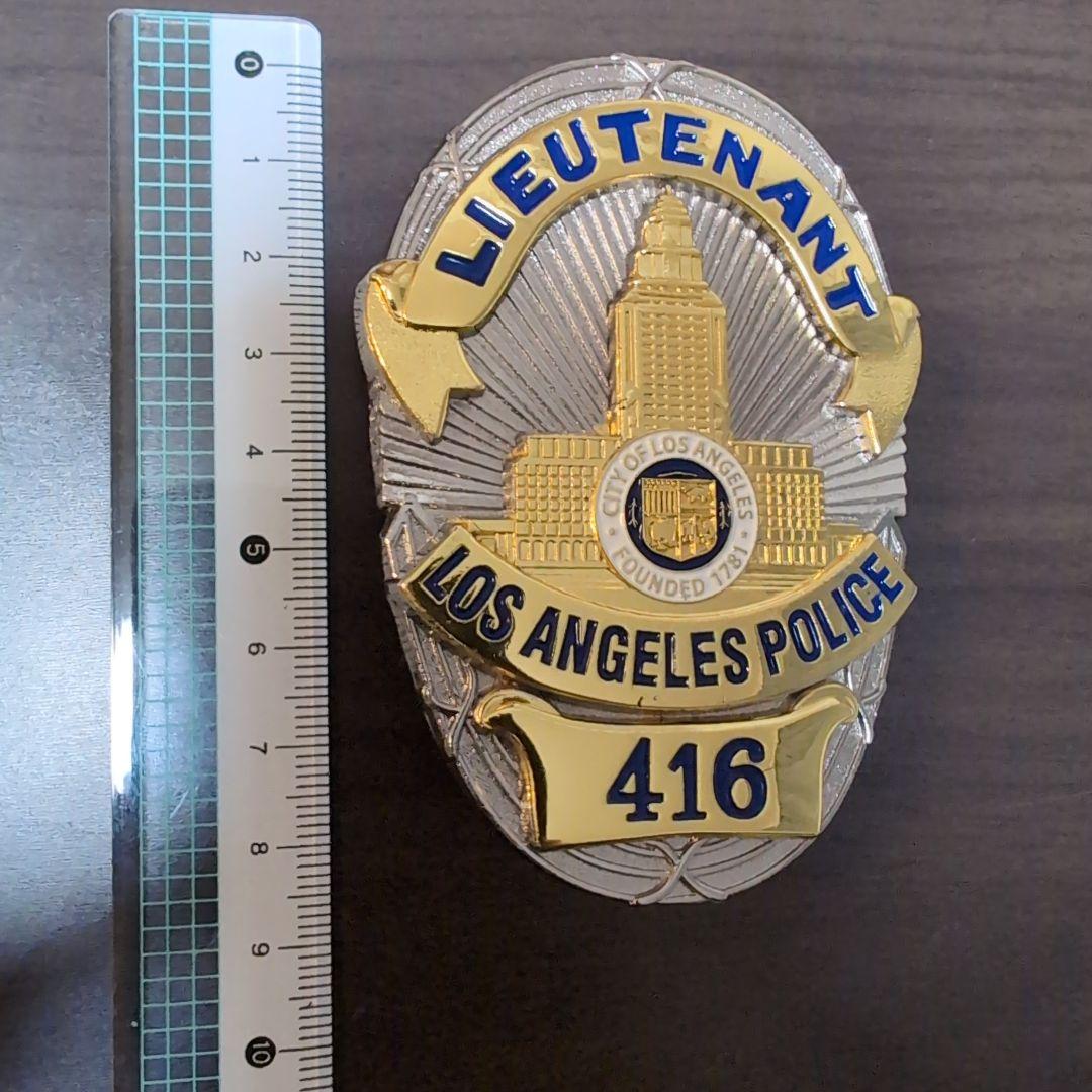 ロサンゼルス警察 Lieutenant ポリスバッジ 416 - メルカリ