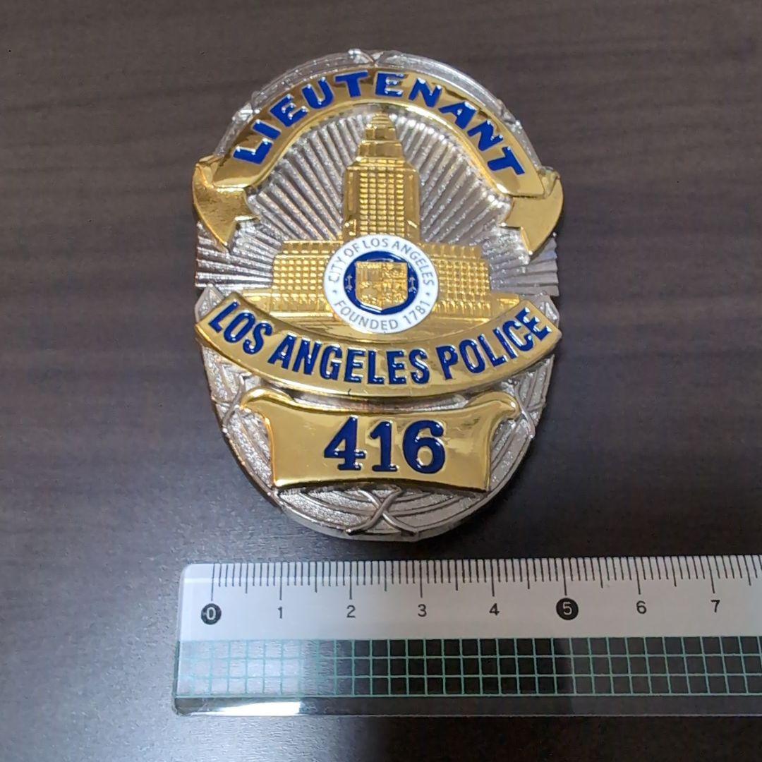 ロサンゼルス警察 Lieutenant ポリスバッジ 416 - メルカリ
