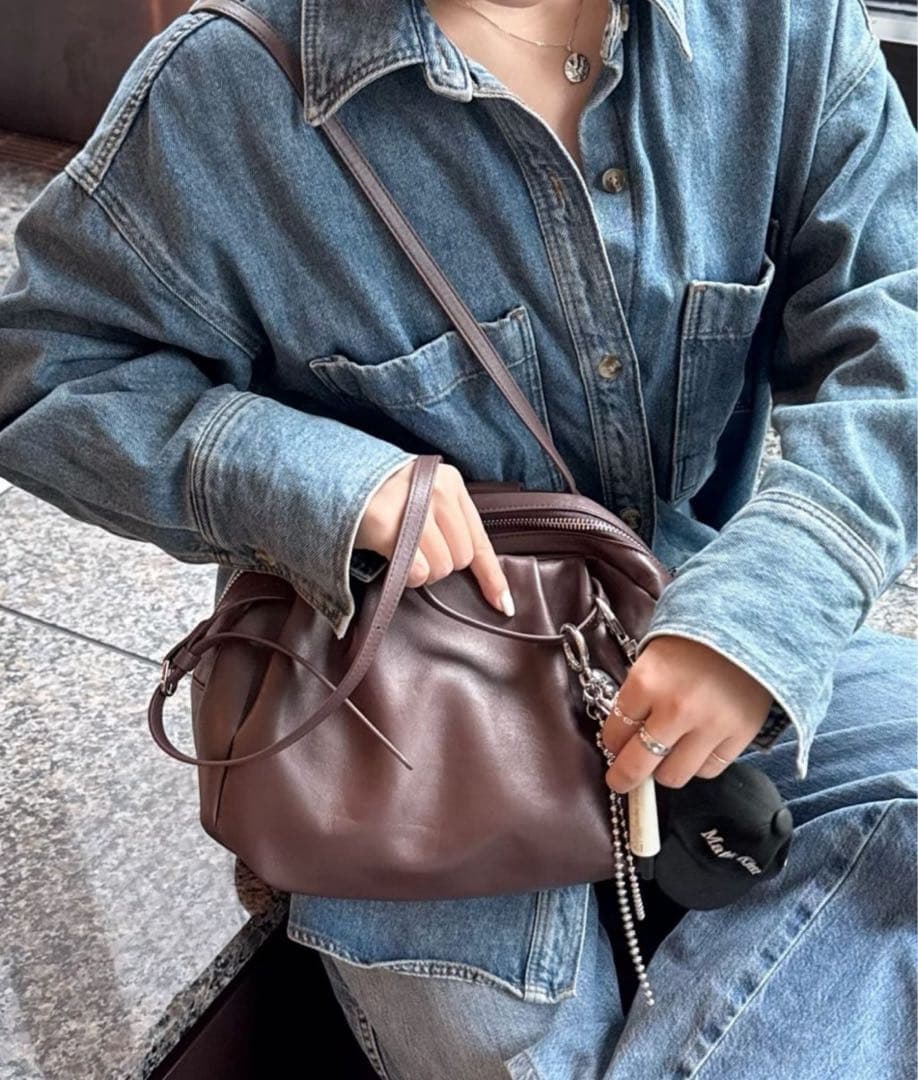 【イアパピヨネ】《本革/430g》コロンボストンバッグ