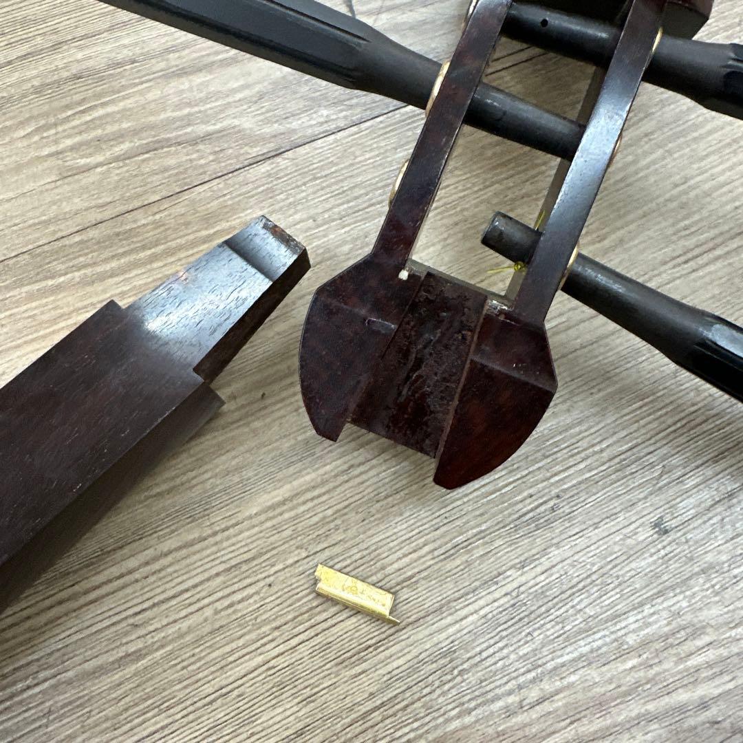 専用 K9刻印 金細子持綾杉 三味線 ケース付 約101㎝ 東な7-1218② 専用