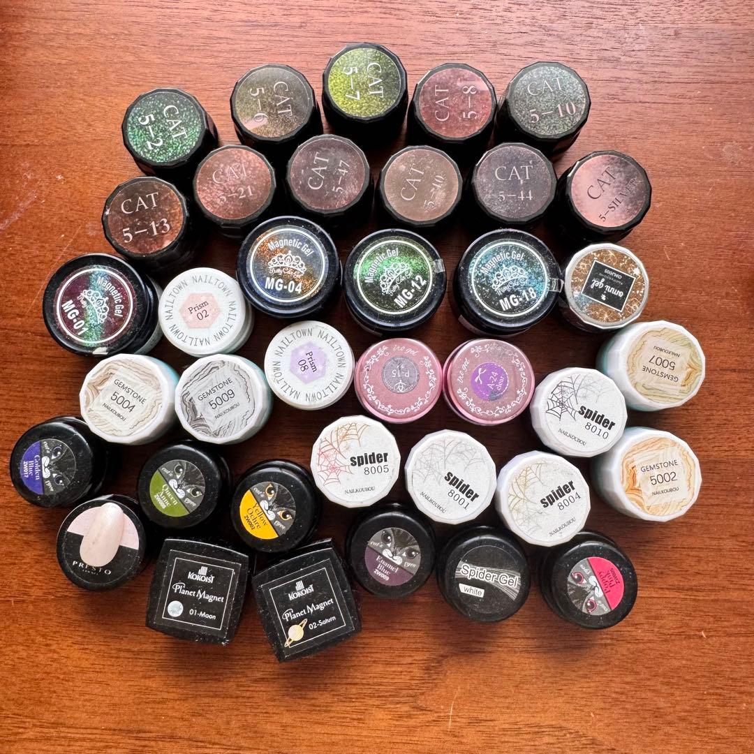 マグネットジェル38個　ココイスト　グレースガーデン　ネイルタウン　プレスト