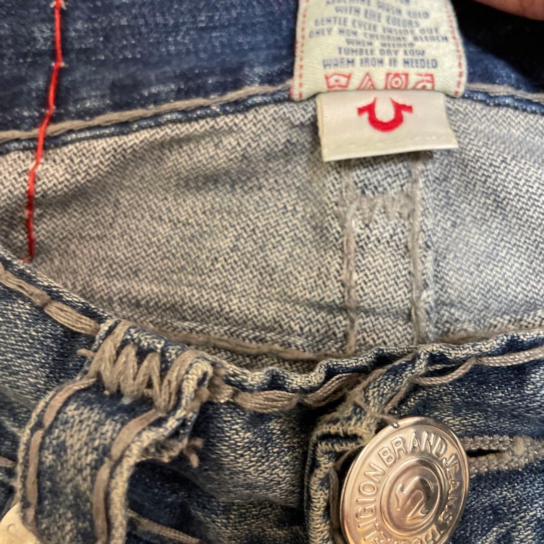 true religion USA製 フレア 太ステッチ superT - メルカリ