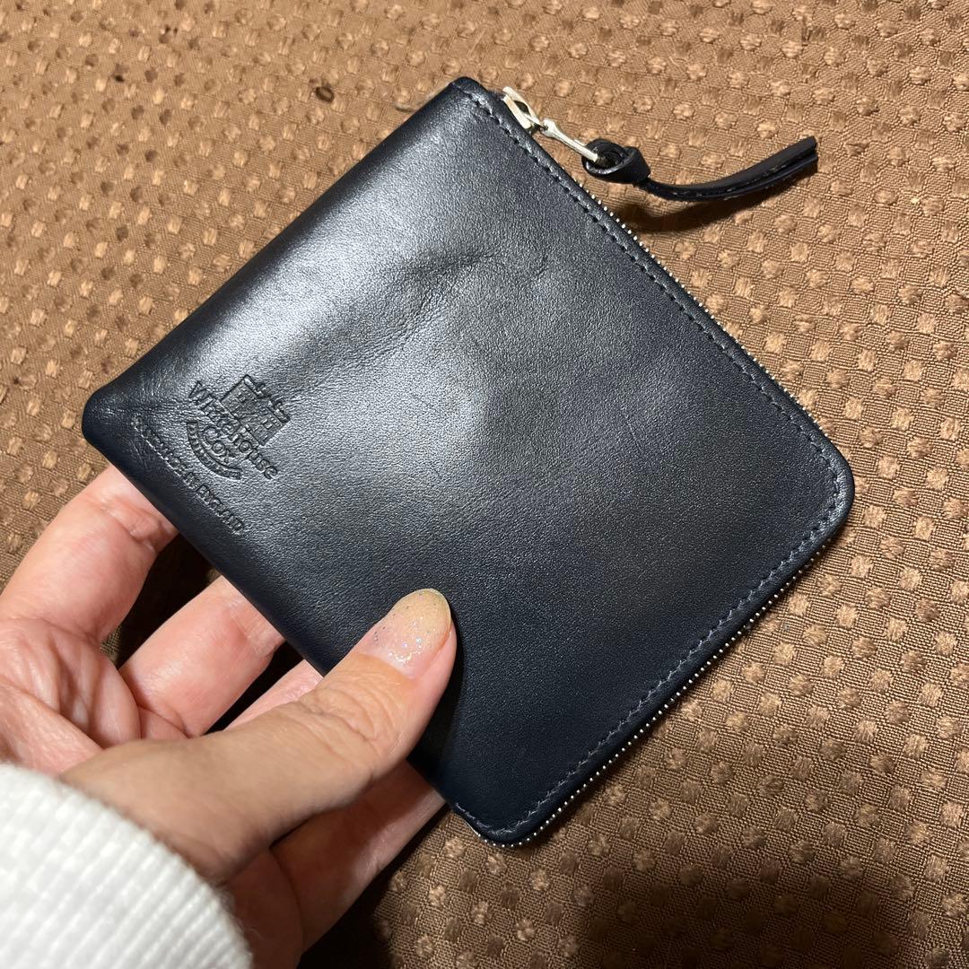 ホワイトハウスコックス L時 ファスナー 財布 ミニ財布 薄い財布