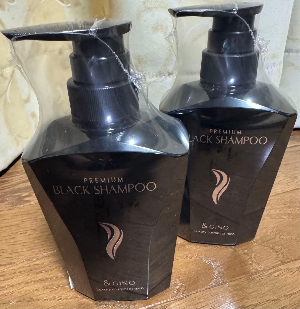 &GINO プレミアムブラックシャンプー 2本セット