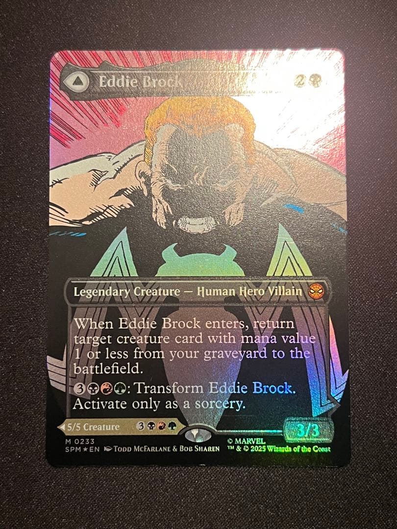 d*4様 エディ・ブロック/Eddie Brock ボーダレスfoil