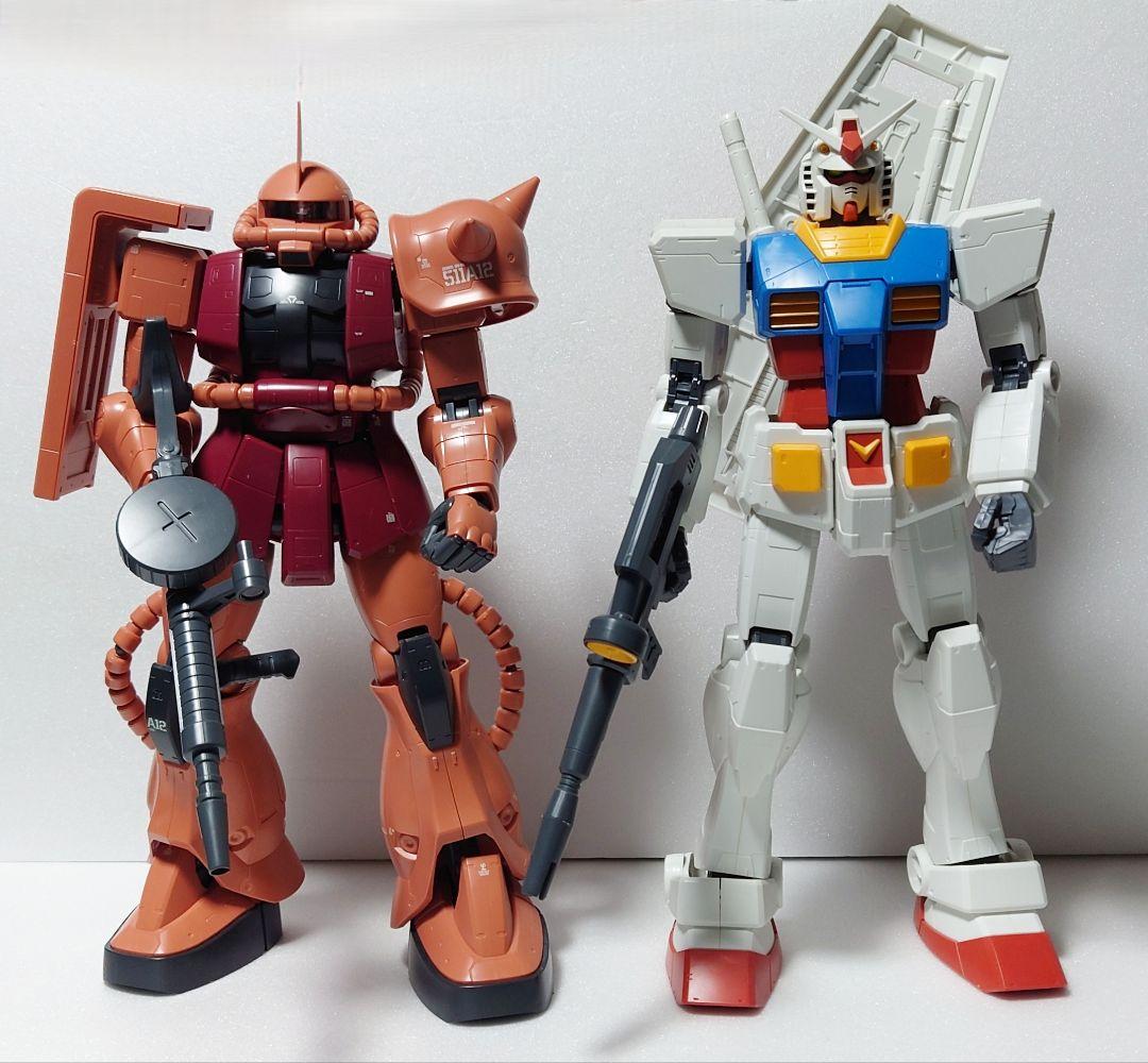 ガンプラ まとめ売り メガサイズモデル ガンダム シャア専用ザクII シャアザク