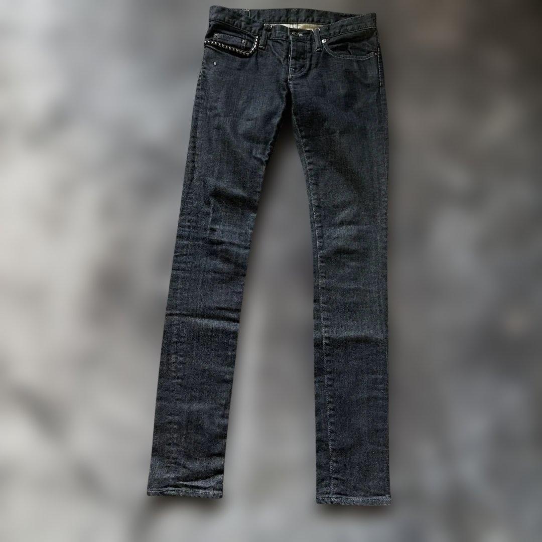 新品！HYSTERIC GLAMOUR スタッズ　ブラックデニム