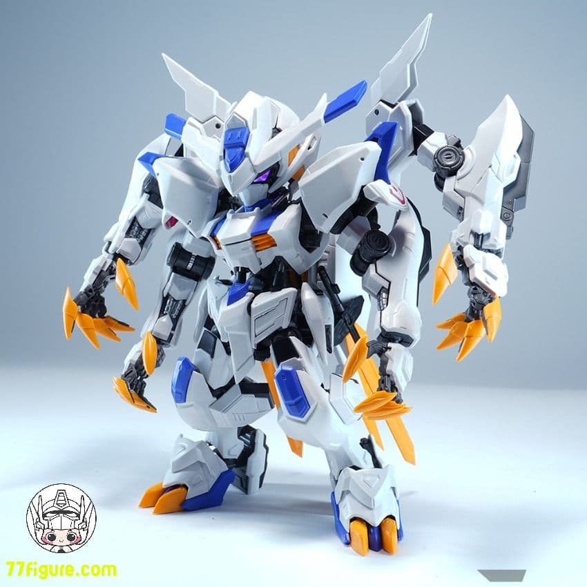 海外　中華製バエル　バルバトス似　形態切替 MGSD相当 発光 組立式プラモデル