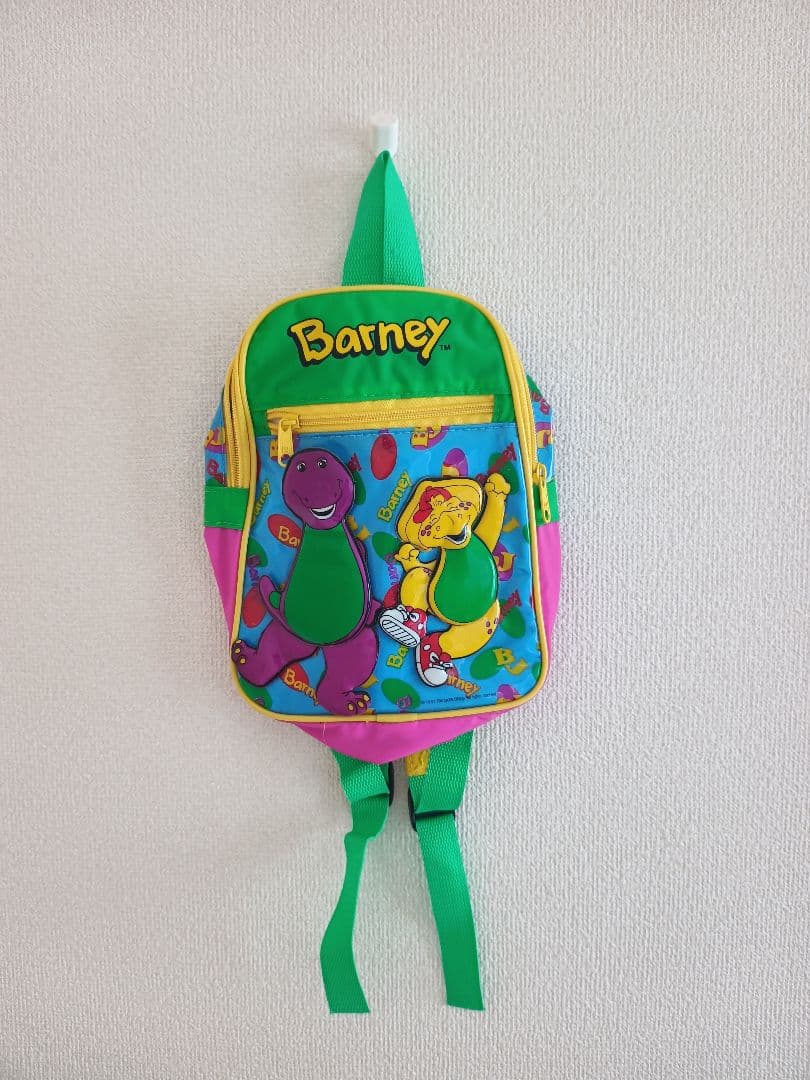 Barney キャラクター リュックサック バーニー リュック バッグ Barney バーニー ぬいぐるみリュック ヴィンテージ - メルカリ