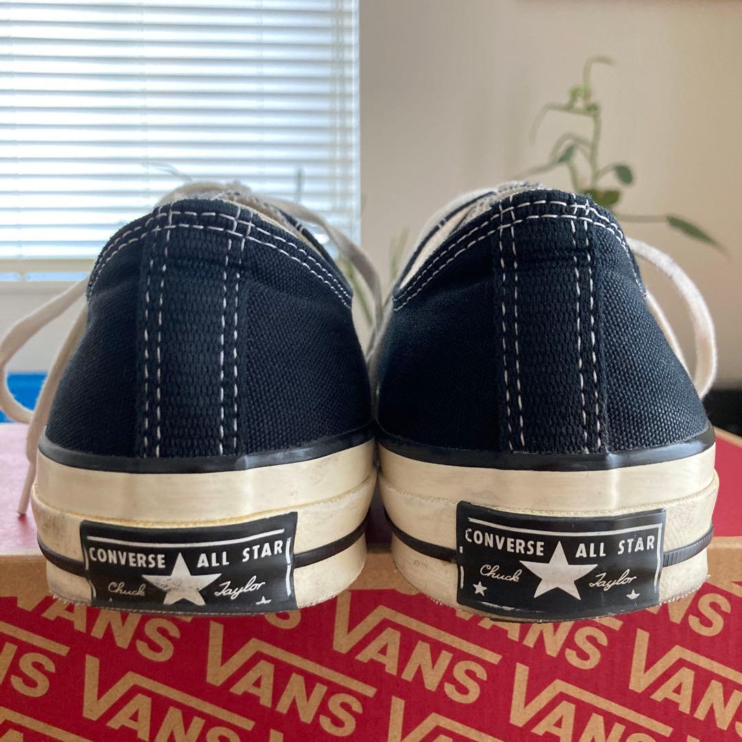 CT70 コンバース チャックテイラー ブラック ローカット 28.5cm