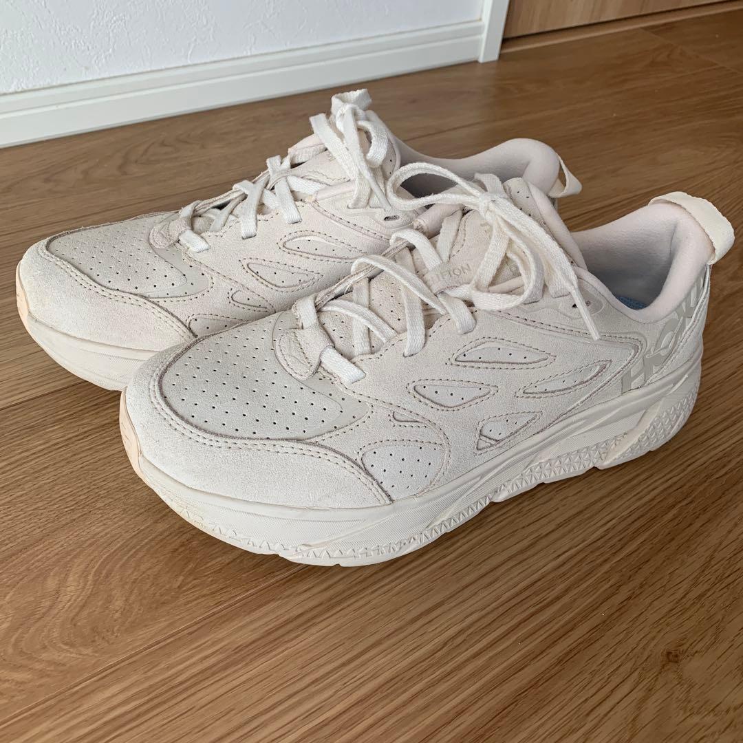 オバチャン様★HOKA ホカ クリフトン L スエード 26.0cm