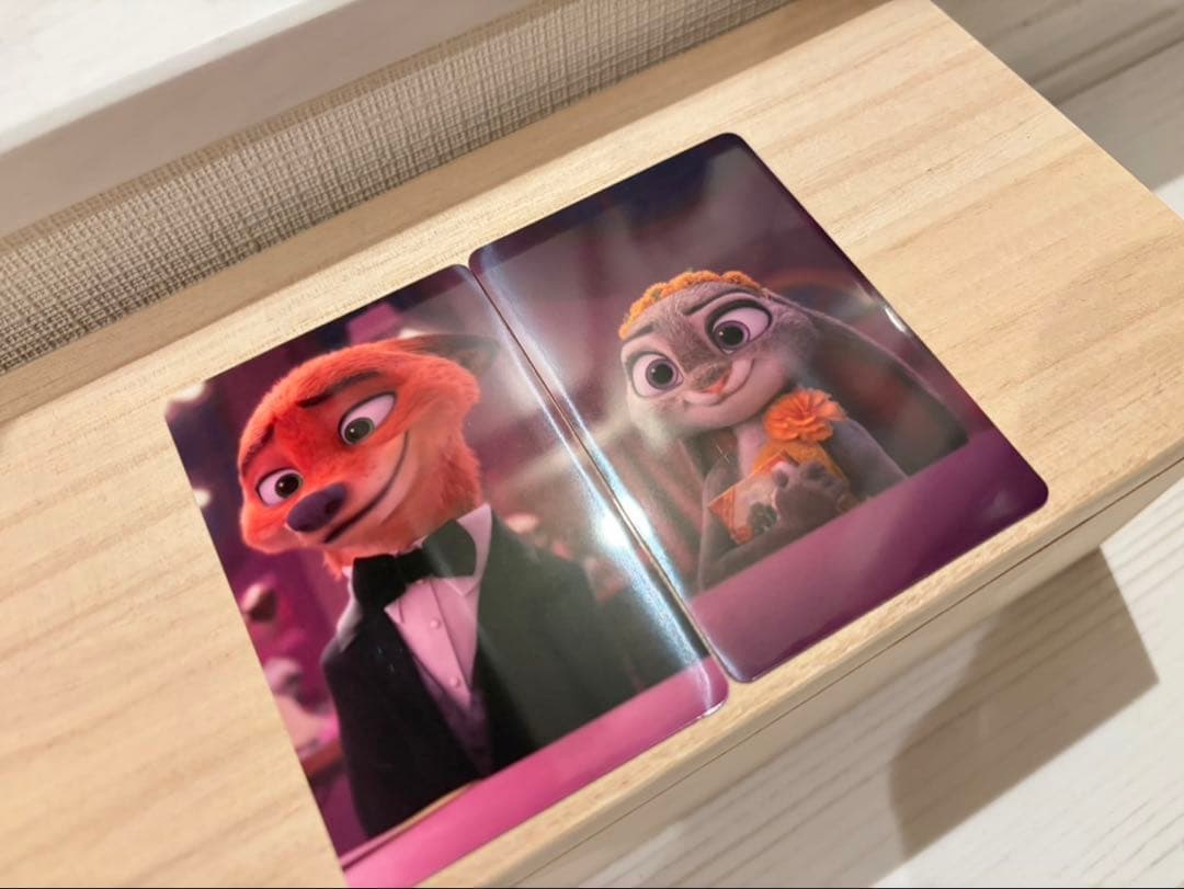 ズートピア2 オーマイカフェ 予約特典 コレクションカード ニック ジュディ ズートピア2 オーマイカフェ 予約 特典 コレクションカード ジュディ