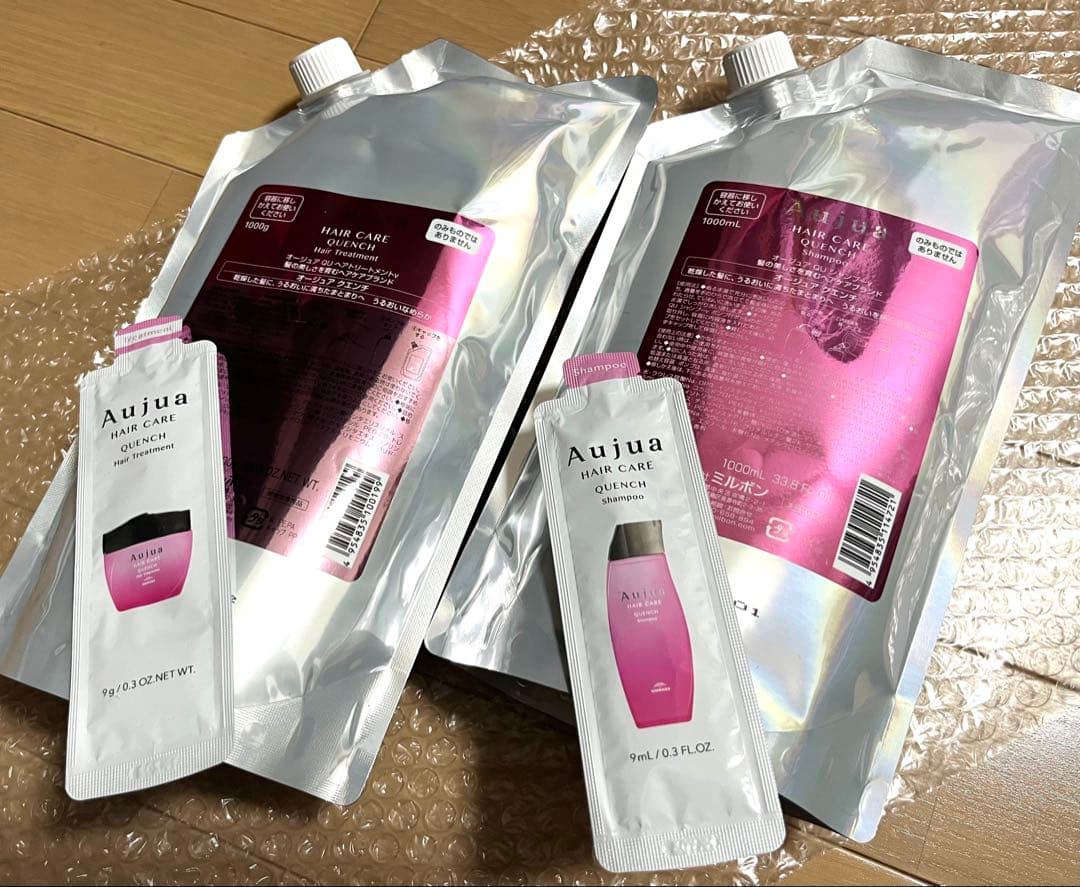 オージュア　クエンチ　シャンプー1000ml トリートメント1000ml