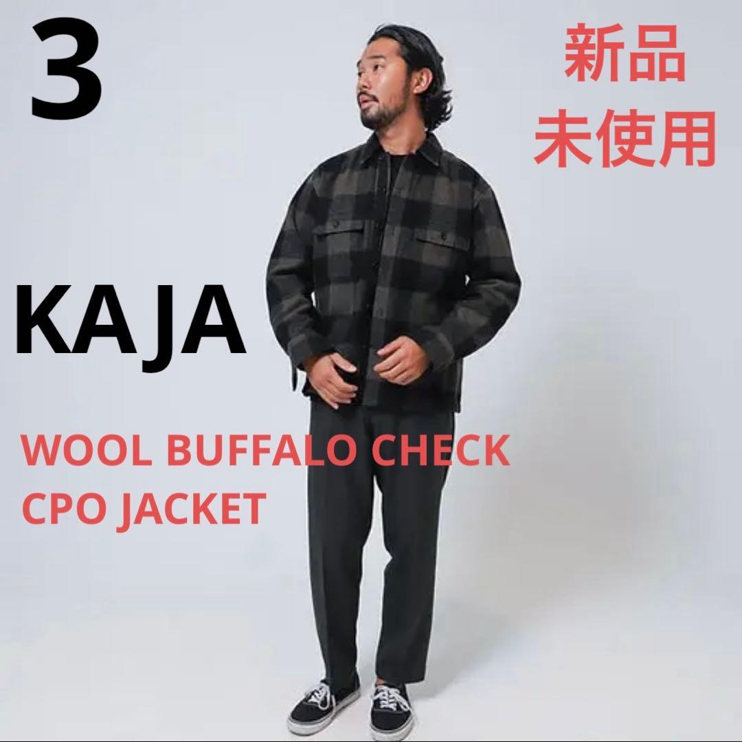 KAJA WOOL BUFFALO CHECK CPO JACKET