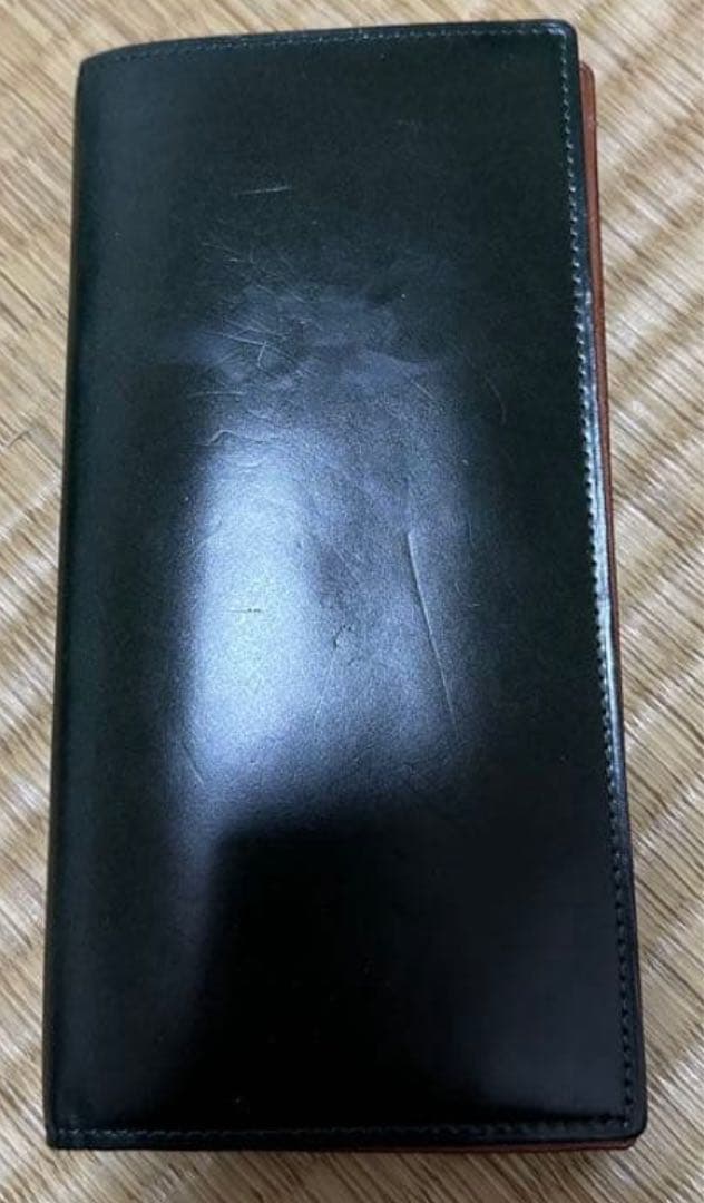 土屋鞄　コードバン長財布　小銭入れ付き
