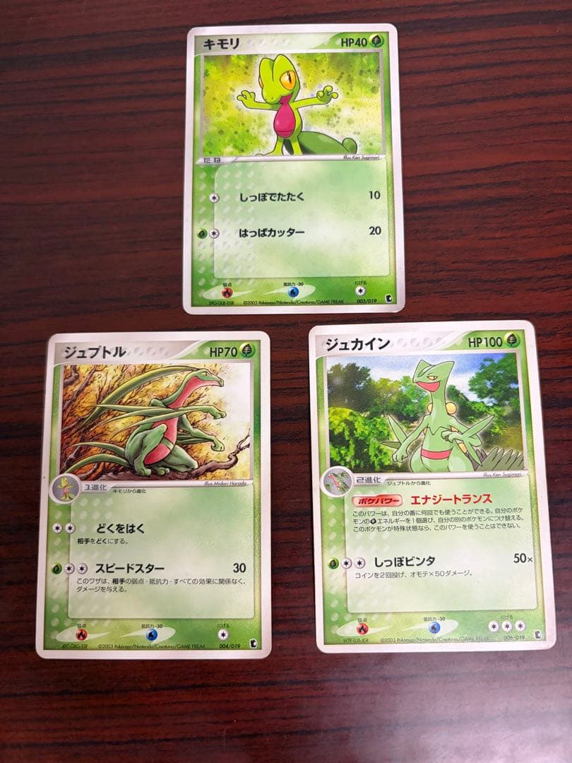 アチャモ 002/019 キモリ 003/019 第1弾構築済みスターターセット