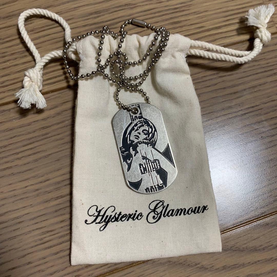 ヒステリックグラマー ギターガール ネックレス ドッグタグ - メルカリ