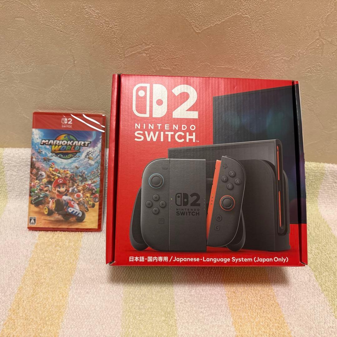 新品 Nintendo Switch2本体+マリオカートワールド（パッケージ版）