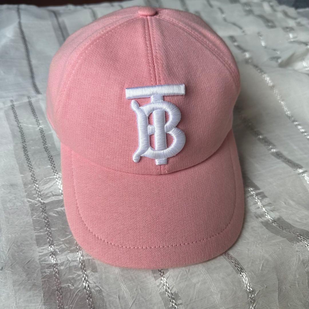 値下げ中BURBERRY ピンク ベースボールキャップ Mサイズ