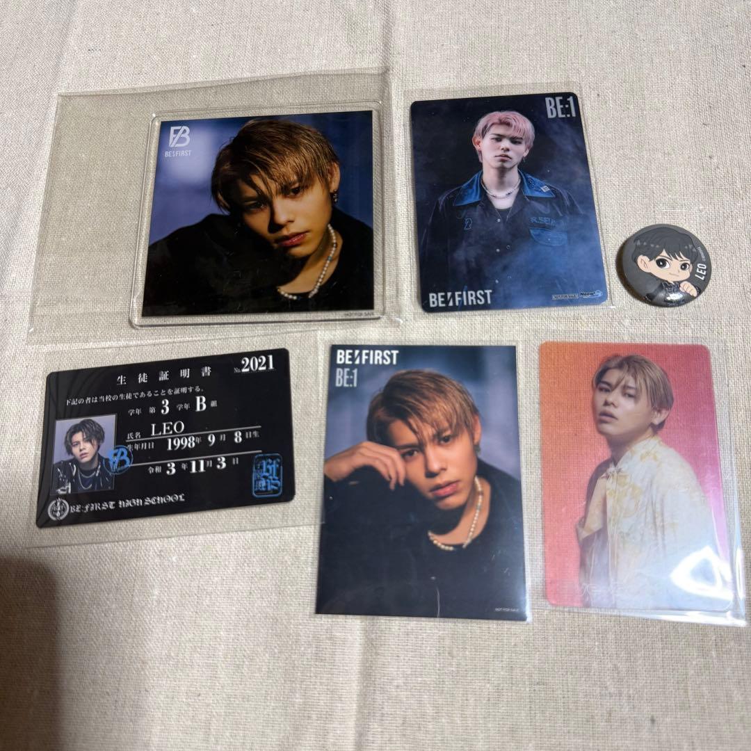 BE:FIRST LEO レオ クリアコースター 缶バッジ トレカ - メルカリ