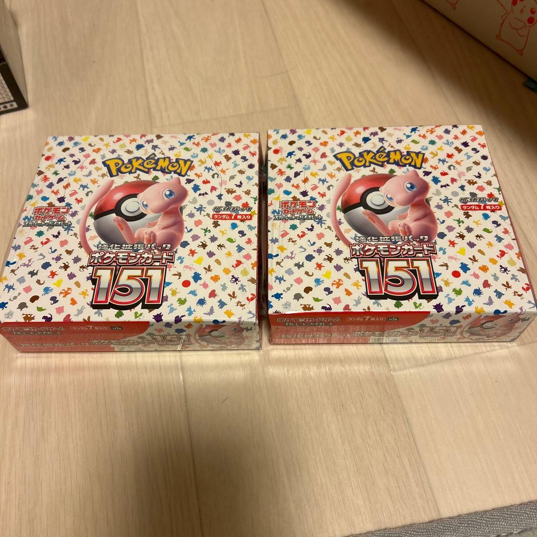 ポケモンカード151 シュリンク付き　2BOX