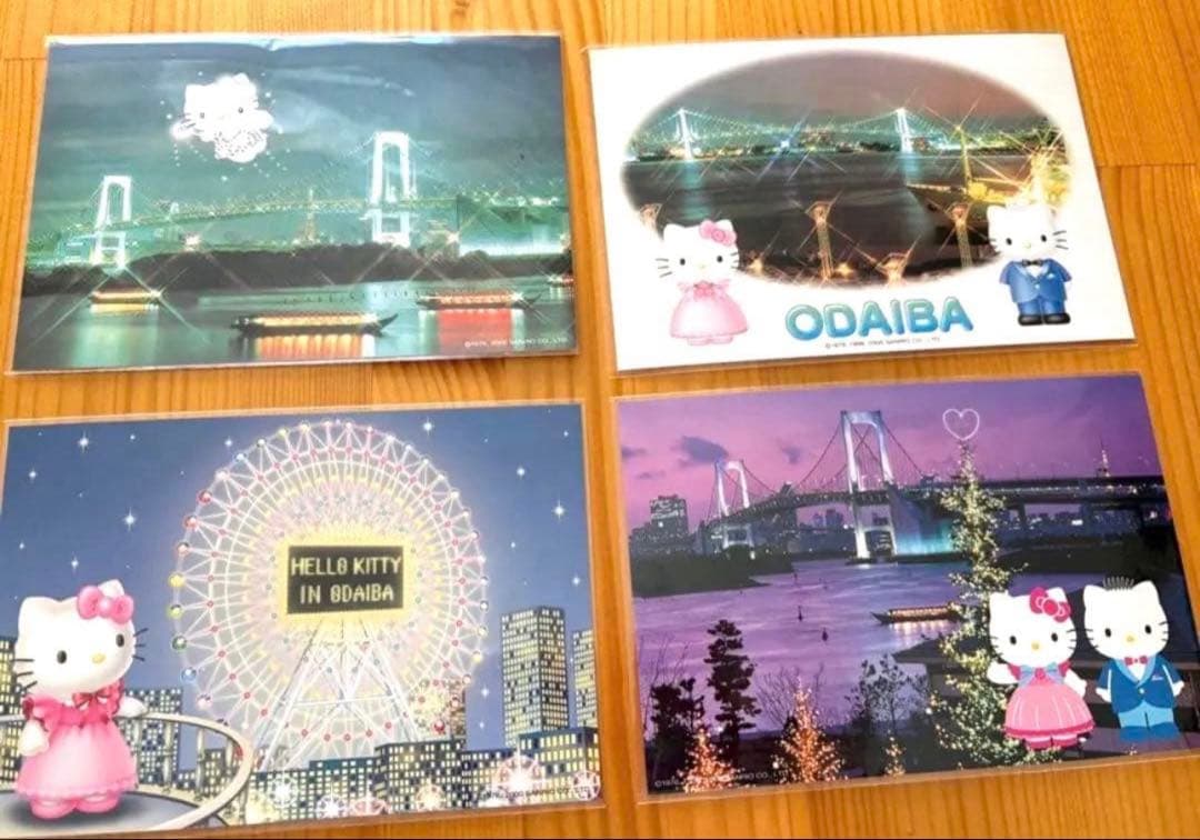 希少 2001年 お台場限定 ハローキティ ダニエル ポストカード 平成