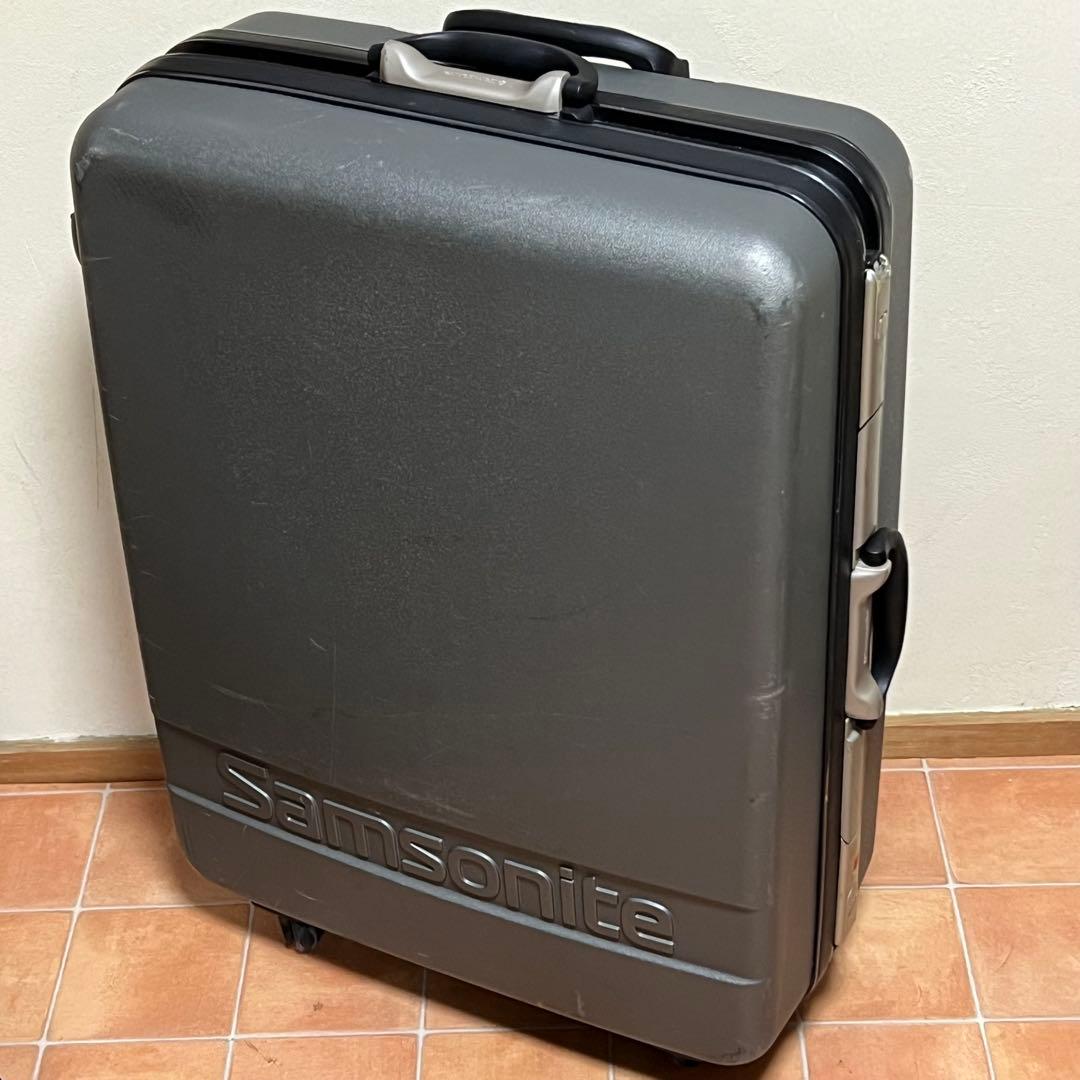 【Samsonite】 サムソナイト　大型スーツケース　グレー ACE 日本製
