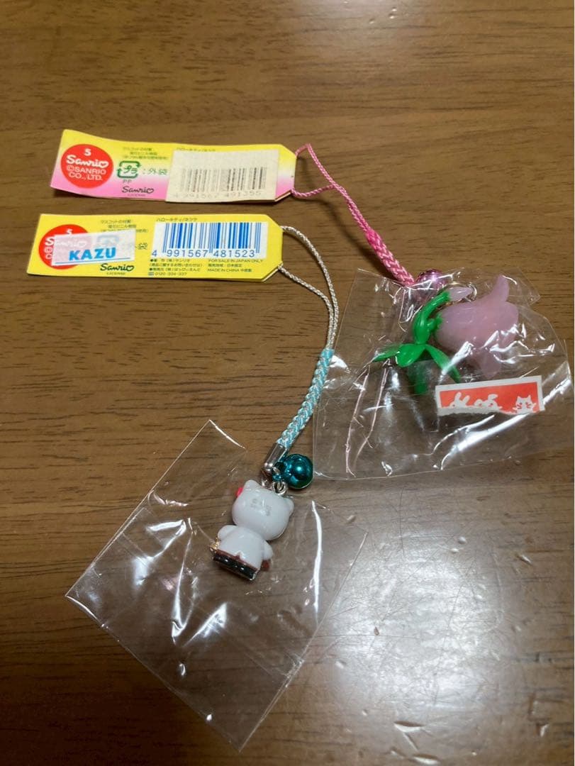 希少 激レア 新品 ご当地 ハローキティ 福島 野口英世 県花 ストラップ
