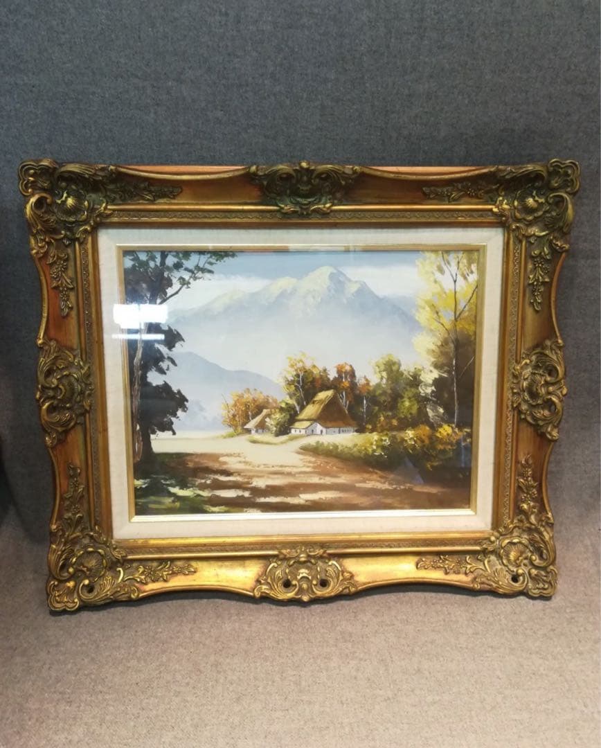 絵画　油絵　木製額縁　美術系 楽天市場】油絵用額縁【送料無料】☆ルイ式☆ F4号（333×242